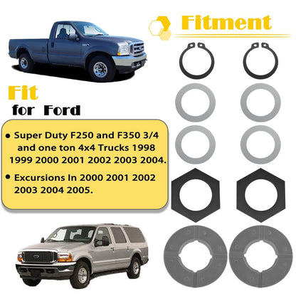 Thrust Washer Snap Ring Kit for Ford F250 F350 Excursion (1998–2004) For00058