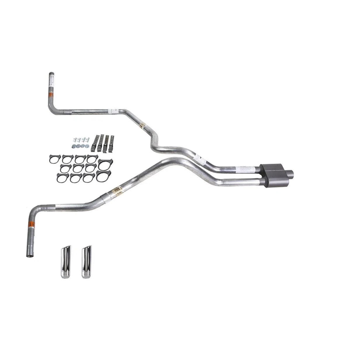 Dual Exhaust 2.5" MA Pipe & 1 Chamber Muffler for F150 (1998–2004)