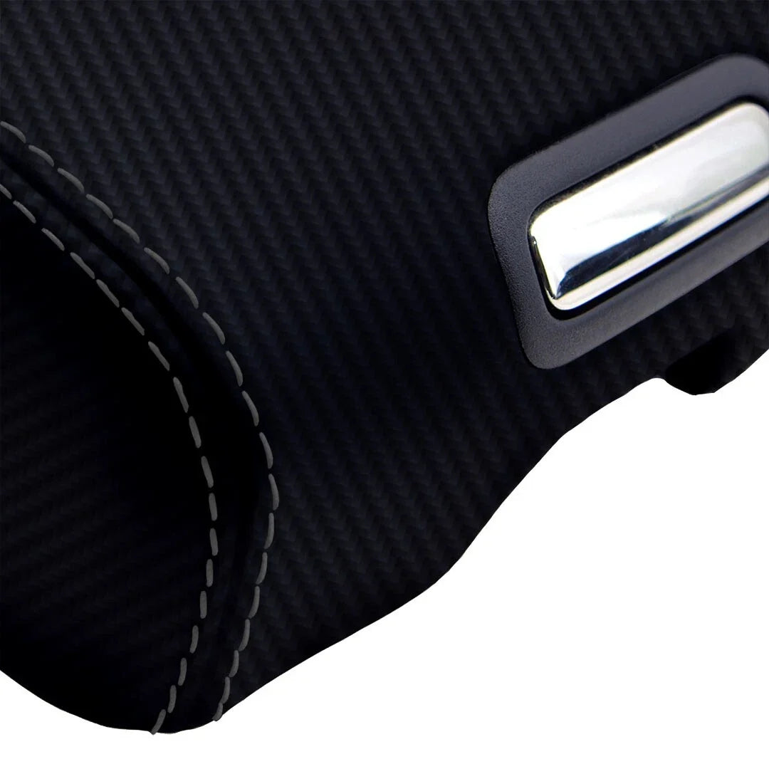Console Armrest Cover for Infiniti FX35 (2006–2008) Carbon Fiber Black