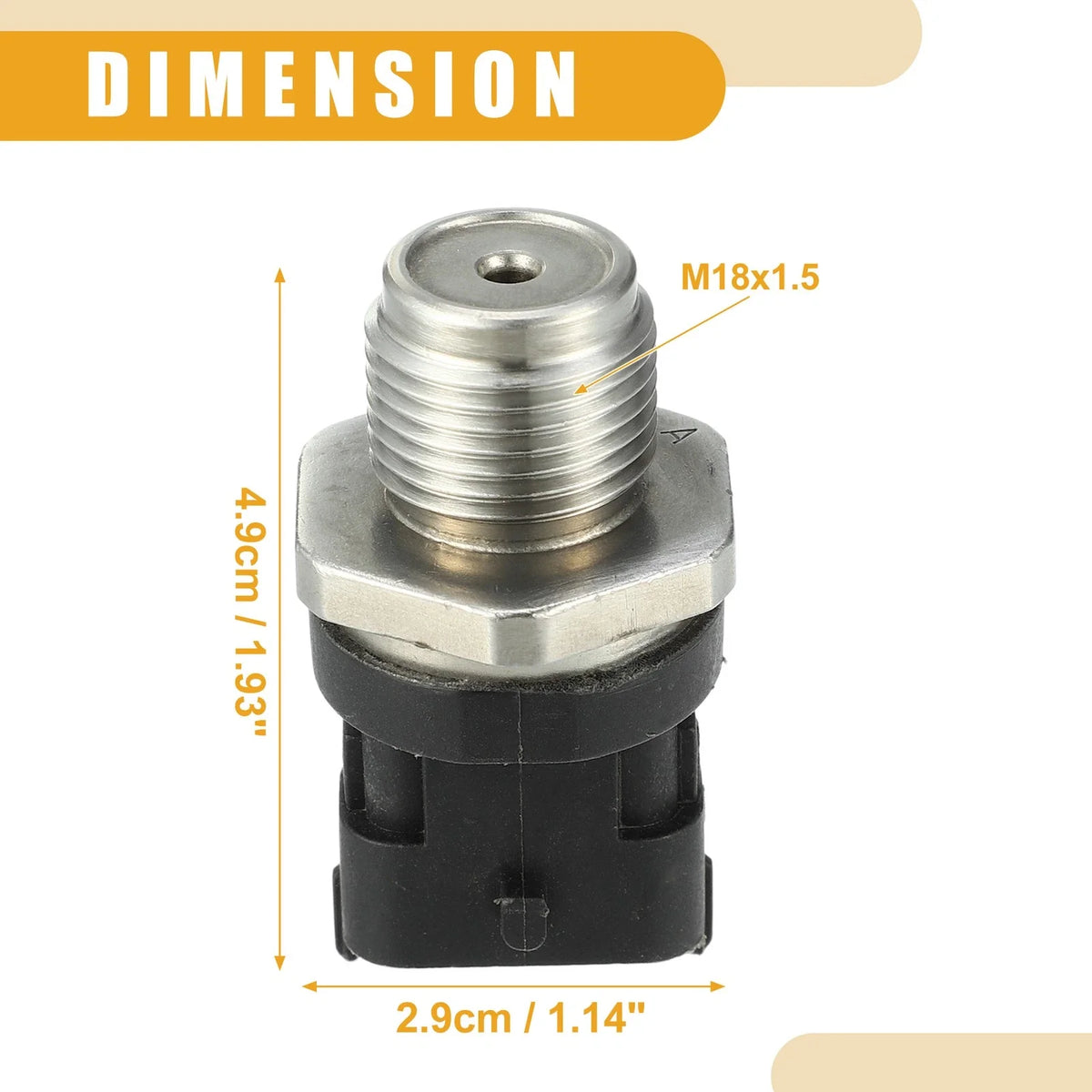 Fuel Rail Pressure Sensor No.LR020693 for Ford F-250 Super Duty (2011–2014)
