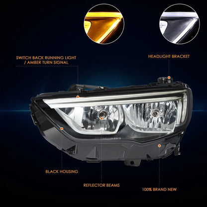 LED DRL Turn Signal Headlight Left for Regal Sportback/Tourx (2018–2020)