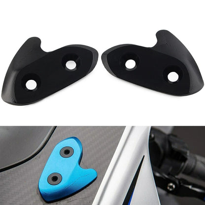 Rearview Mirror Block Off Base Plates for Yamaha YZFR1 (2015–2019)