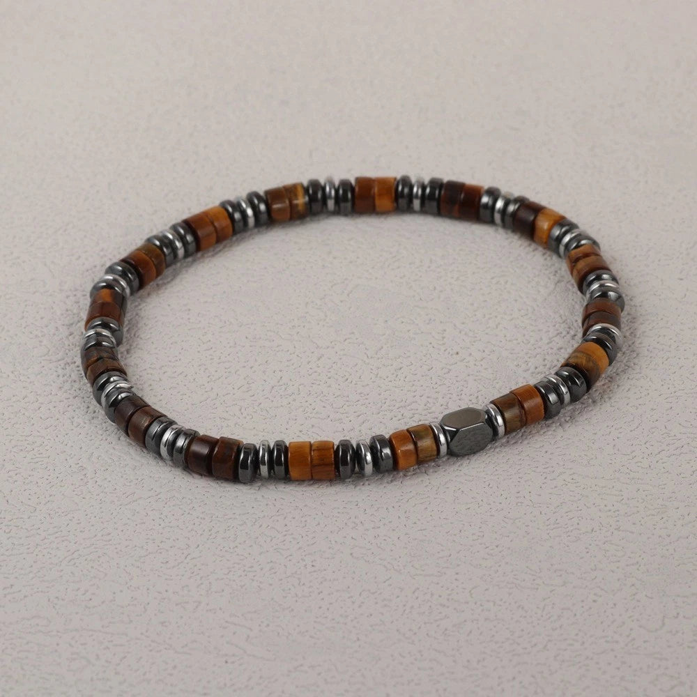 Hematite Beads Bracelet for Men - Healing Protection Strength