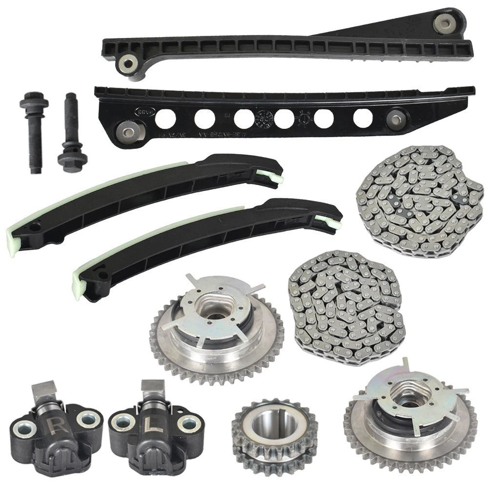Timing Chain Kit Cam Phaser for Ford F150 Expedition Lincoln Navigator (2004–2008) - 1082012, TK6068, G6046VT(x2), 5L3Z-6268-A