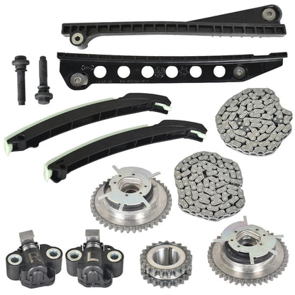 Timing Chain Kit Cam Phaser for Ford F150 Expedition Lincoln Navigator (2004–2008) - 1082012, TK6068, G6046VT(x2), 5L3Z-6268-A