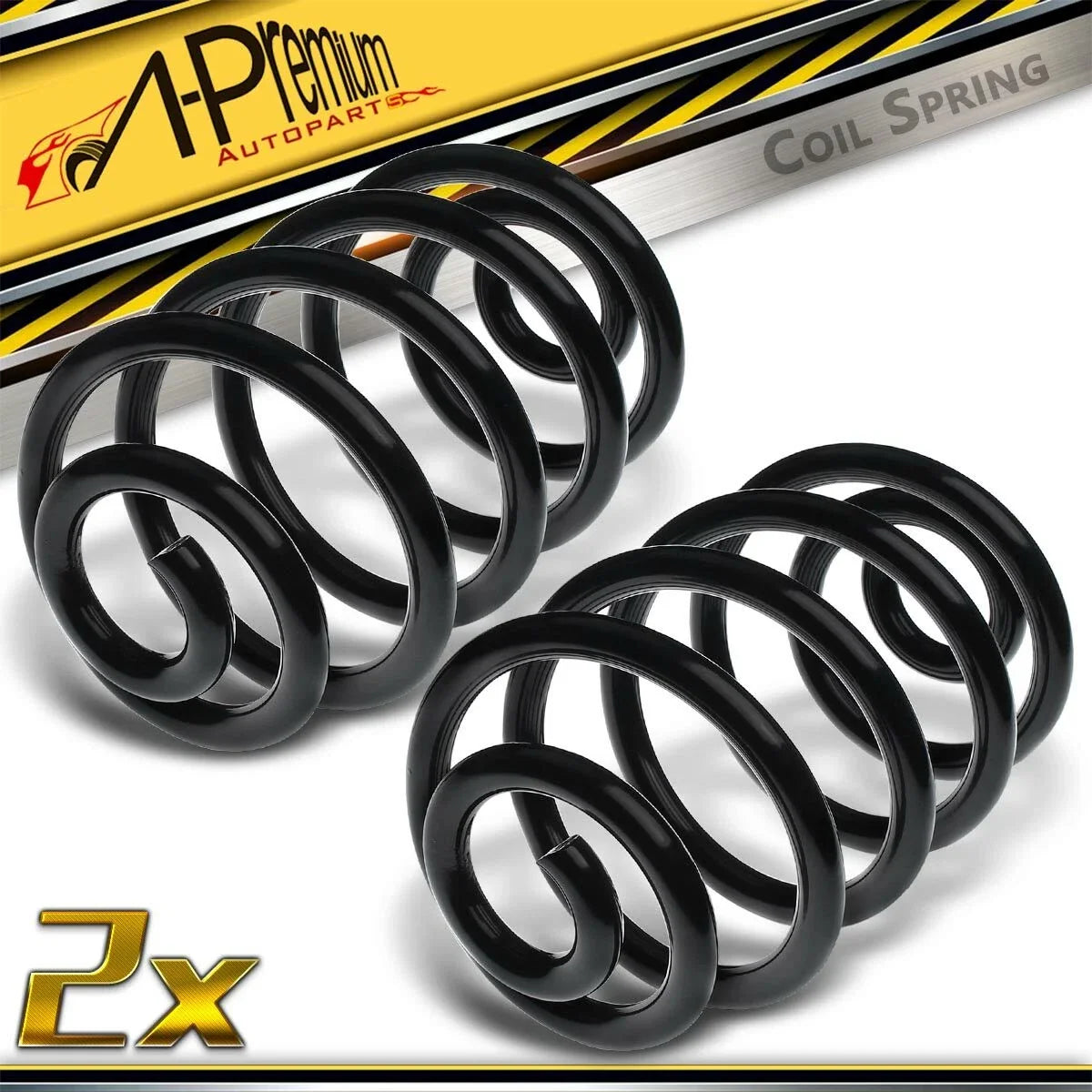 2 Rear Suspension Coil Springs for BMW E30 318i 325i (1987–1993)
