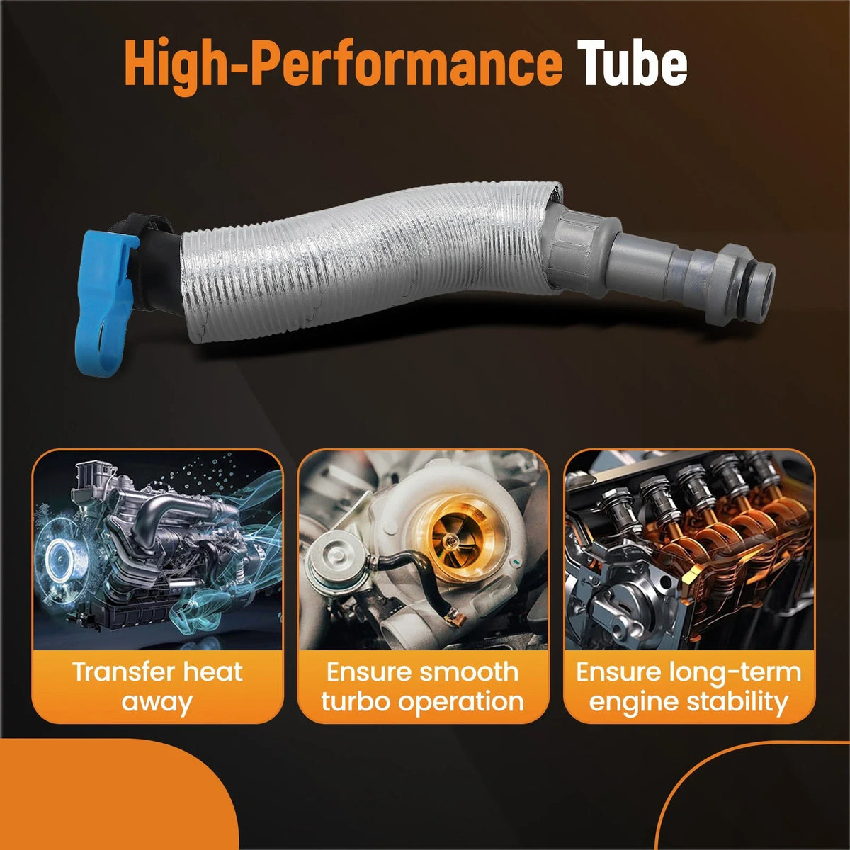 Turbo Oil Line Return Pipe for Mini Cooper Clubman Roadster Coupe (2007–2015) 625826