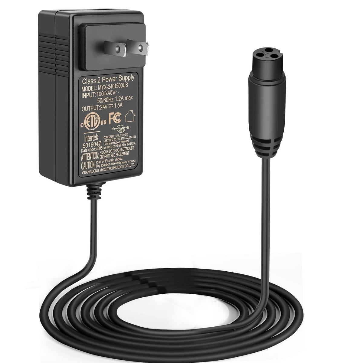 6.6FT Charger Cable for Razor MX350 MX400 E300 E200 (24V)