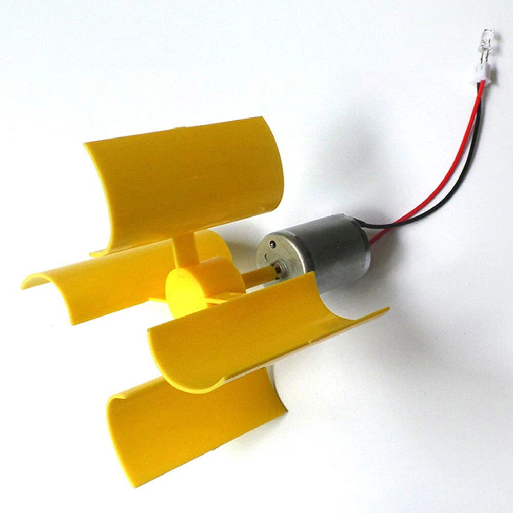 Small DC Motor Vertical Micro Wind Turbine Blades Generator Kit
