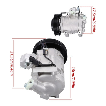 A/C Compressor for Honda Accord (2008–2012) & Acura TL TSX (2009–2014)