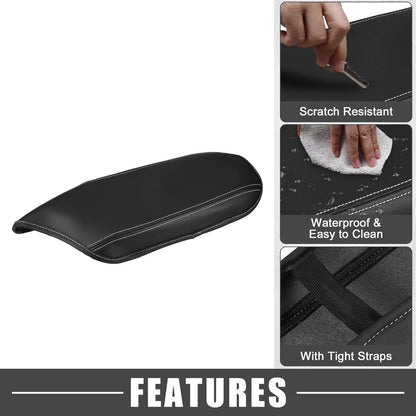 Center Console Armrest Cover for Toyota C-HR (2016–2022) Black White
