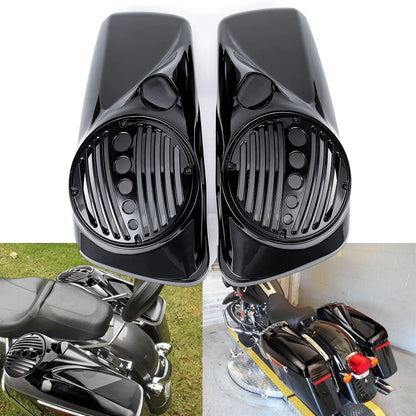 8" Speaker Lids with Tweeter Port for Harley Street Glide Electra Glide (2014–up)