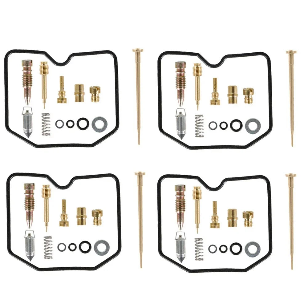 4X Carburetor Repair Kit for Kawasaki KLR650 (1987–2007)