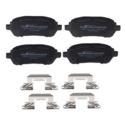 Set of 4 Front Ceramic Brake Pads for Ford Fiesta Mazda 2 (2011–2014)
