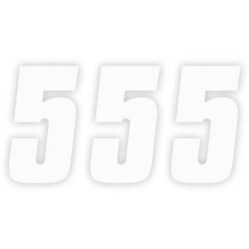 Number Stickers for Factory Effex (White) - 08-90095