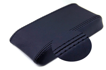 Center Console Armrest Cover for Toyota Celica (1982–1986) Black Leather