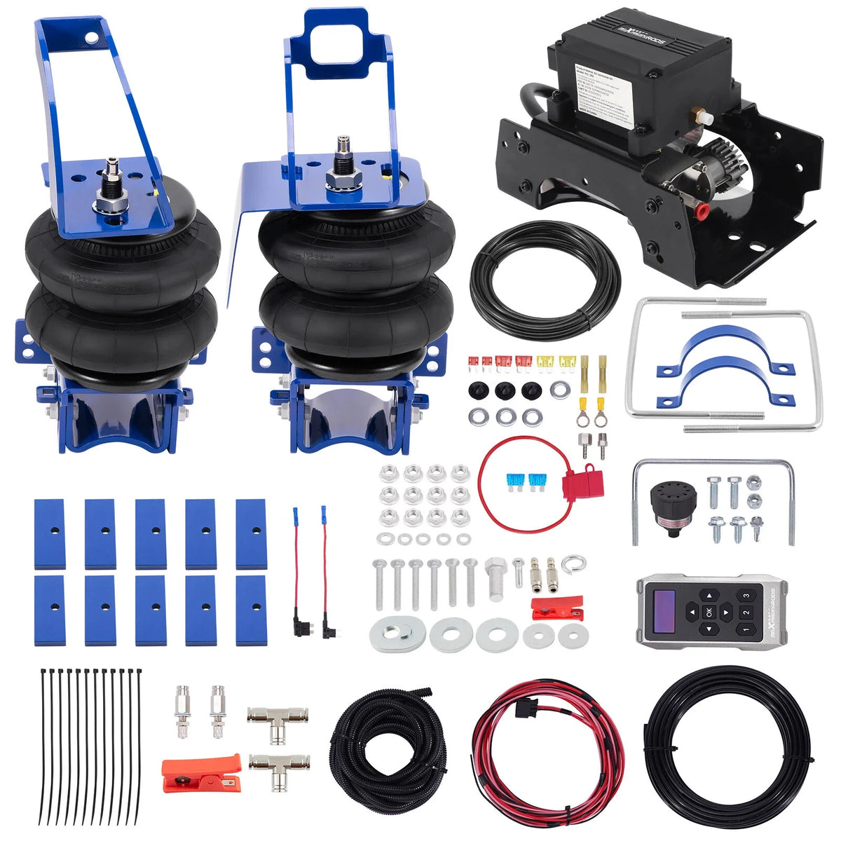 Air Spring Bags & Compressor Kit for Ford F-250 F-350 Super Duty (2011–2016)