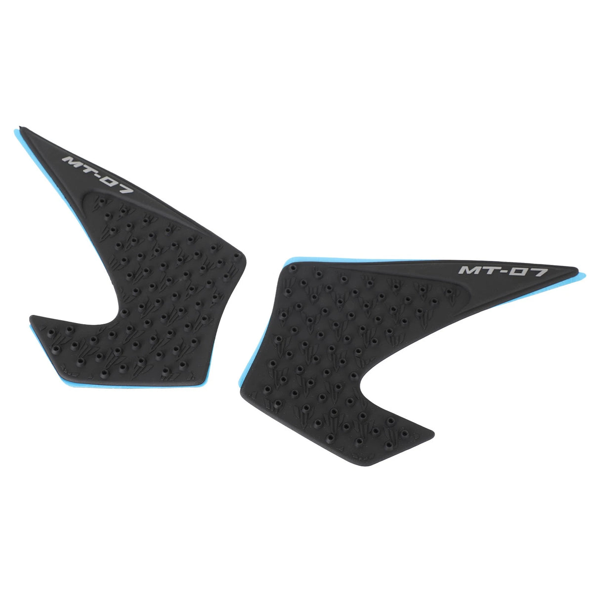 Side Fuel Knee Grip Protector Traction Tank Pads for Yamaha MT-07 (2013–2016) - Side-077-Black