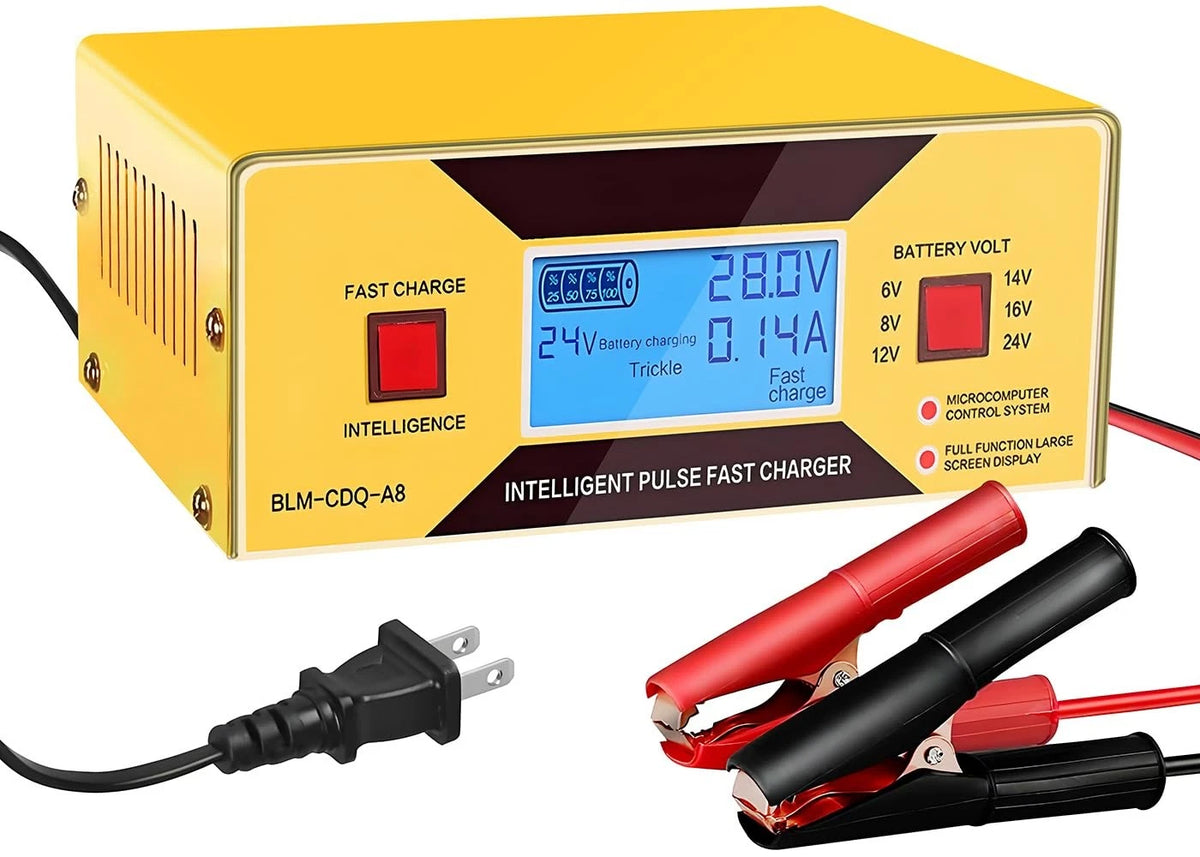 8V Battery Charger Multi-Voltage 6V-24V for Automotive (Compatible Models)