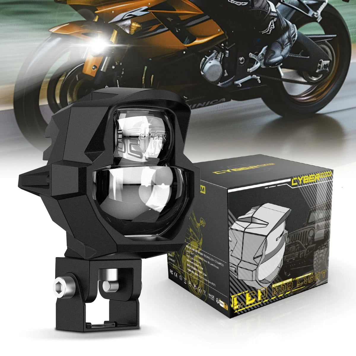 3'' LED Pod Lights for Motorcycle Car ATV UTV
