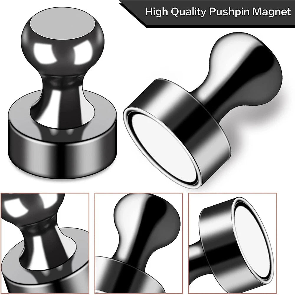 20-100PC Strong Metal Fridge Magnets for Whiteboard and Refrigerator