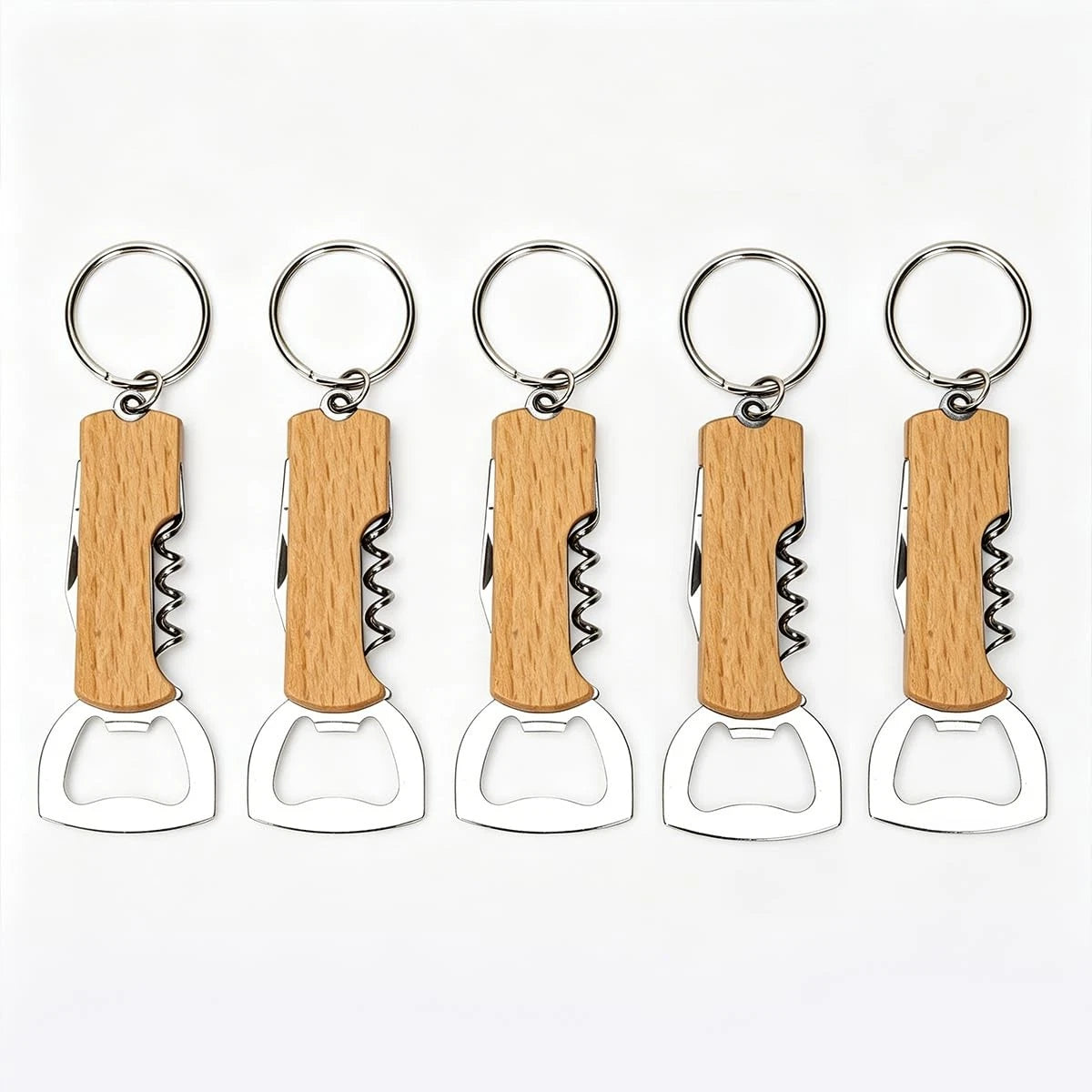 5pcs Stainless Steel Bottle for Universal Use (3.35" x 1.38")