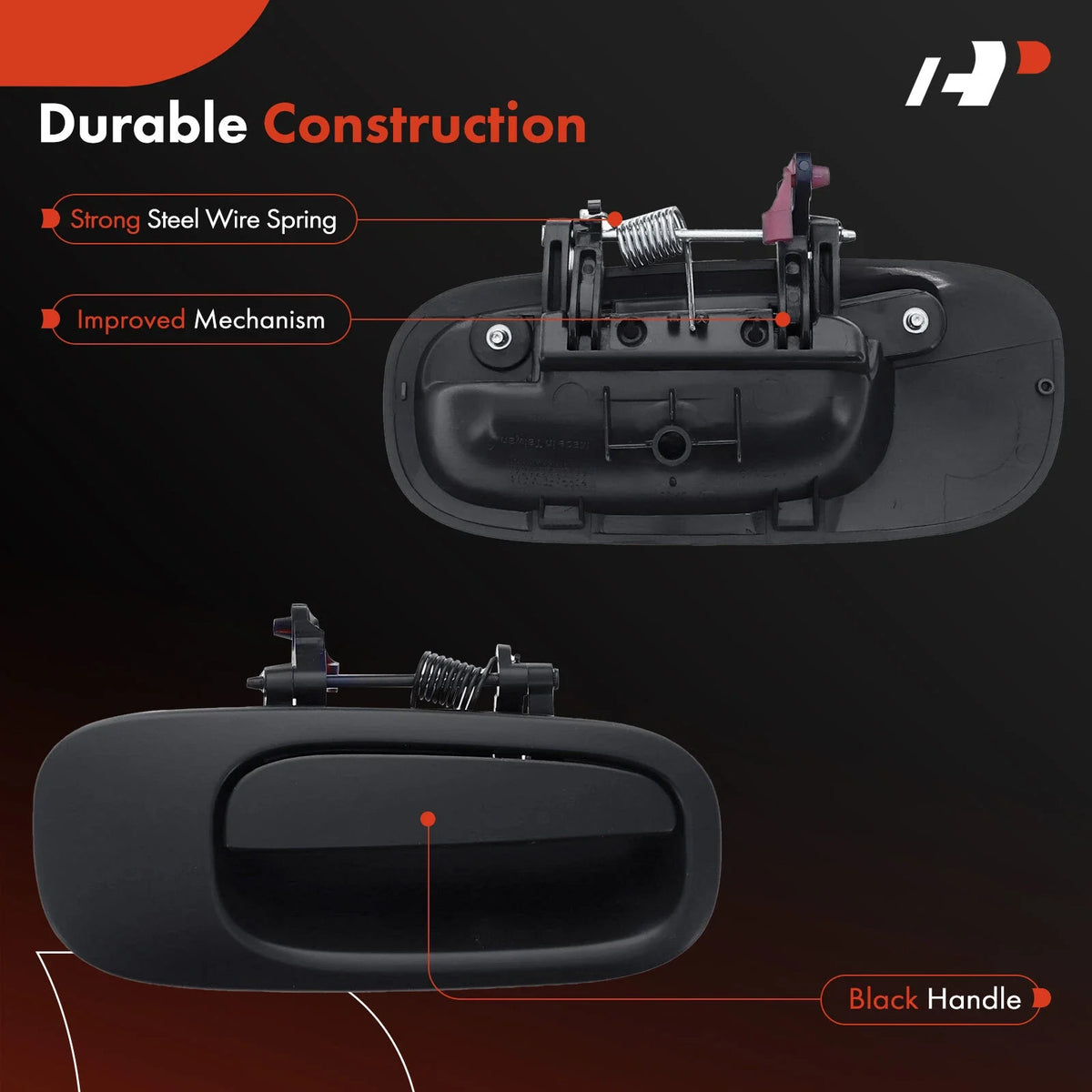 2X Front Exterior Door Handle for Dodge Charger Challenger (2006–2010)