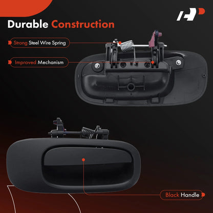 2X Front Exterior Door Handle for Dodge Charger Challenger (2006–2010)
