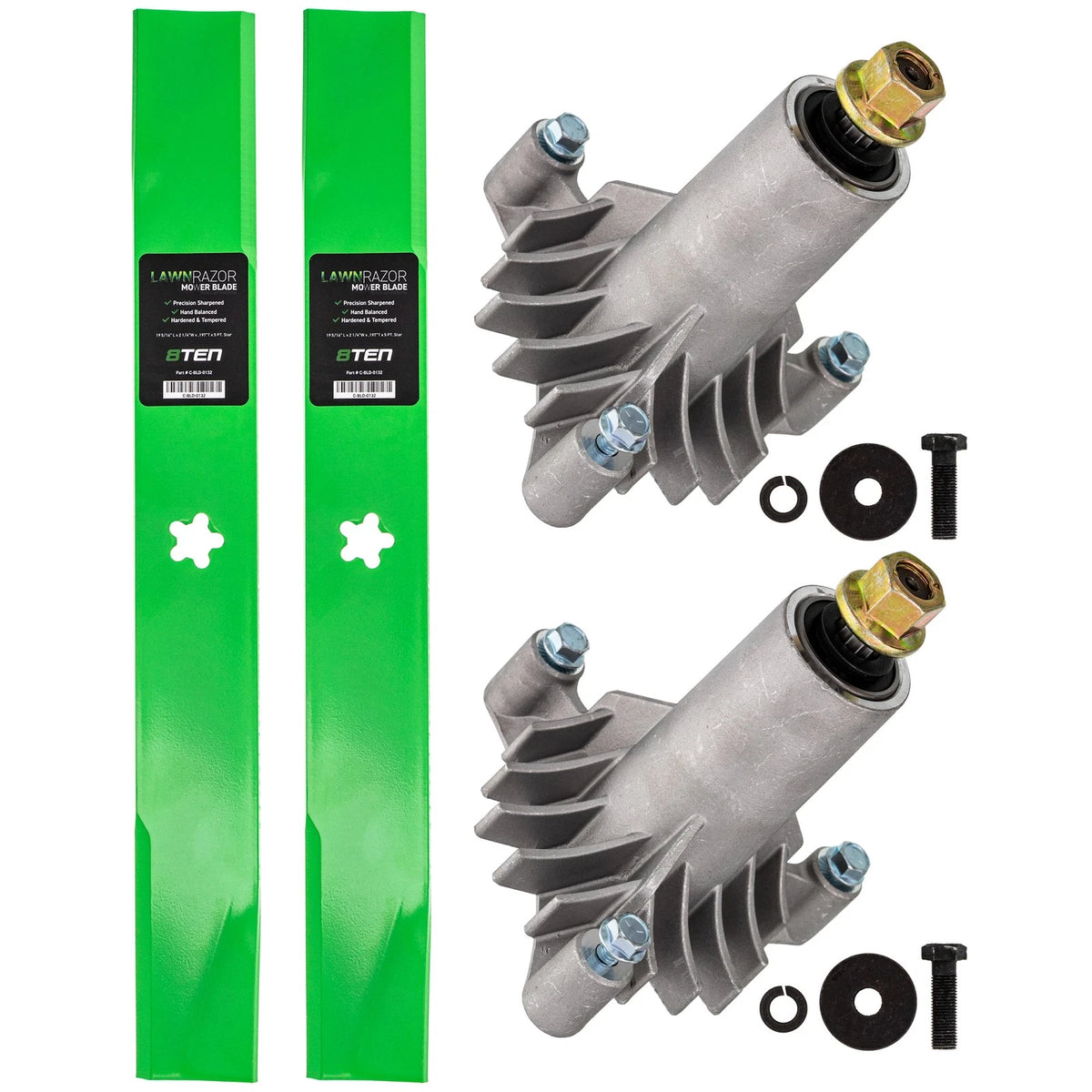 Mower Deck Rebuild Kit for Poulan Pro PP12538 (131322, 532138497, 539130532)
