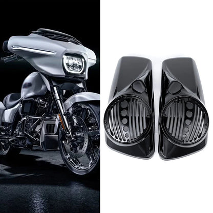 8" Speaker Lids with Tweeter Port for Harley Touring Glide FLTR FLHT (2014–2023)