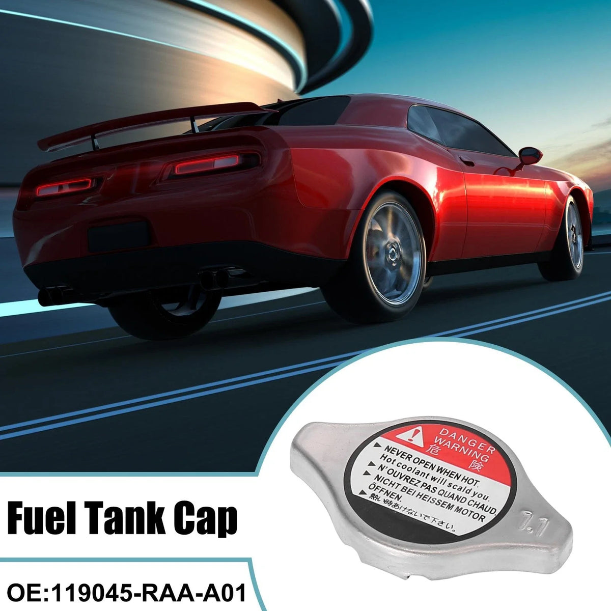 Coolant Recovery Cap 19045-RAA-A01 for Honda Accord, Acura MDX 