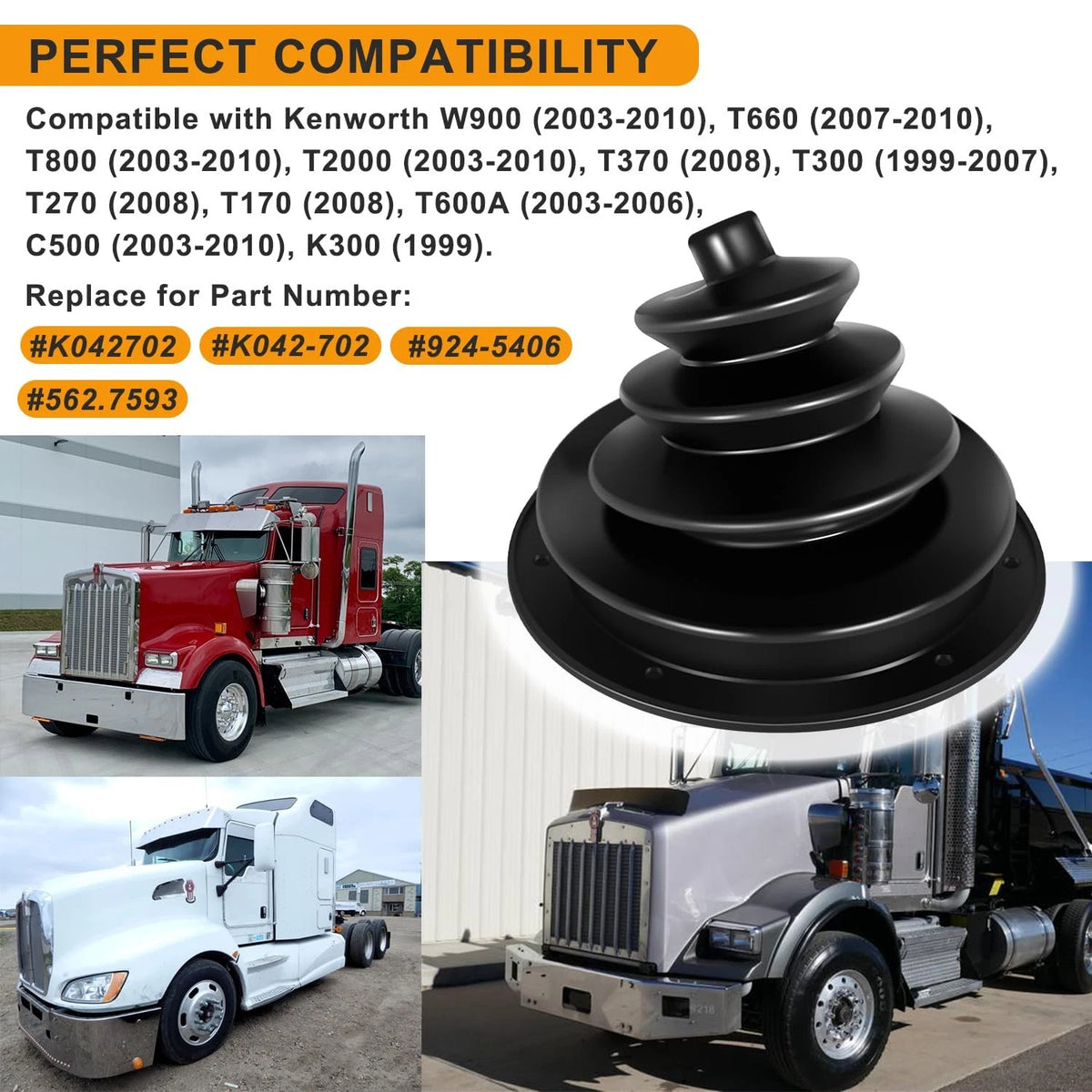Shift Boot for Kenworth (Automatic/Manual)