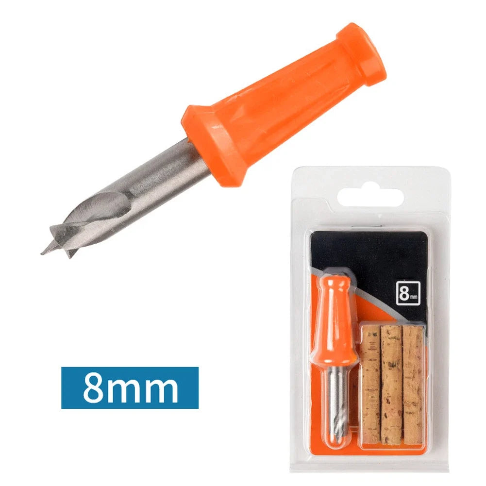 Set of 3 Carp Fishing Drill Bits (4 mm, 6 mm, 8 mm) for Wood