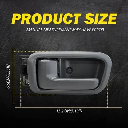 Set of 2 Rear Interior Door Handles for Toyota Tundra (2000–2006) Gray