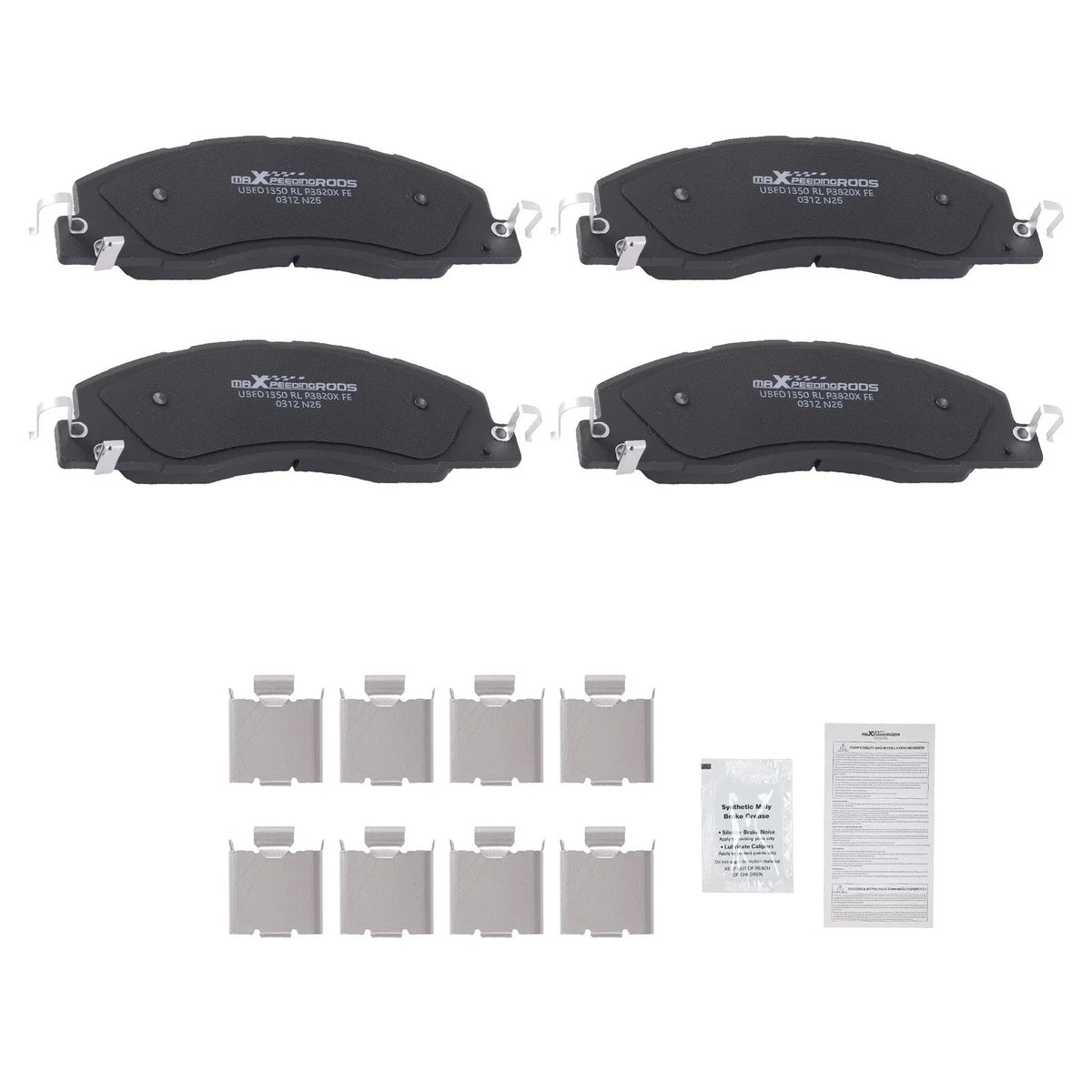Front Disc Brake Pads Kit for Ram 1500 (2012), Ram 2500/3500 (2011–2018) P1399 D1399