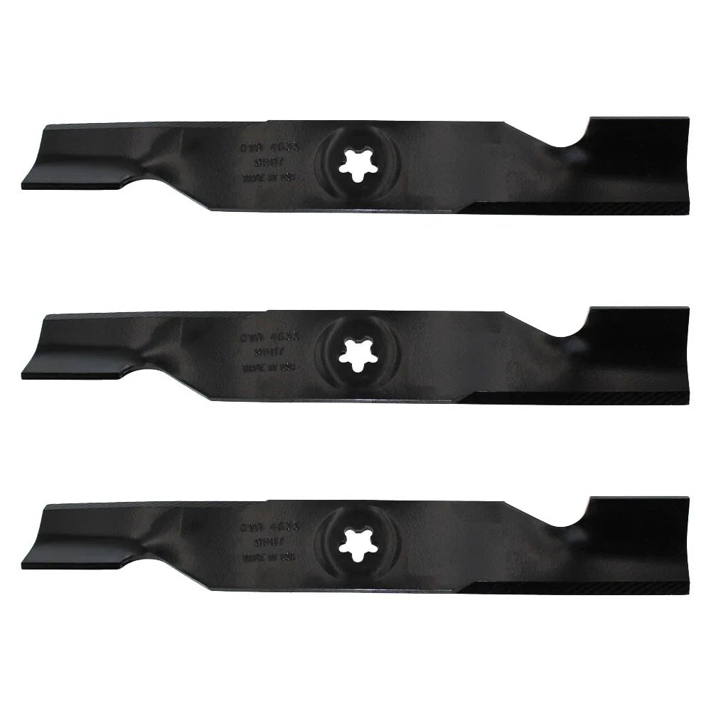 3 Blade Set for Husqvarna GT48DXLS, YTH2348, Craftsman GT5000, D2000 (48")