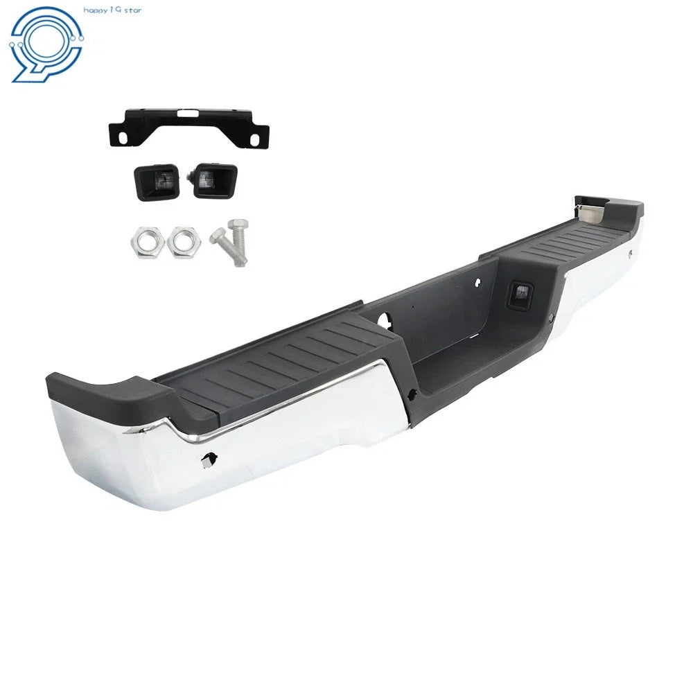 Chrome Park Rear Step Bumper Assembly for Ford F-250 F-350 Super Duty (2017–2022)
