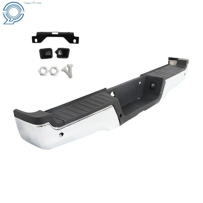 Chrome Park Rear Step Bumper Assembly for Ford F-250 F-350 Super Duty (2017–2022)