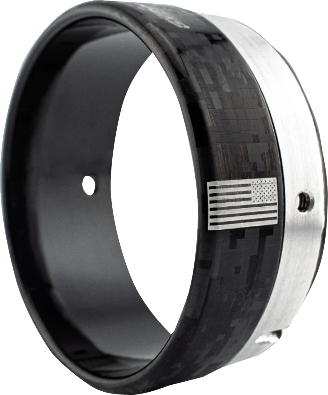 Exhaust End Cap for KHROME WERKS (200880P) - Billet Cut Tip - Carbon - 4-1/2"
