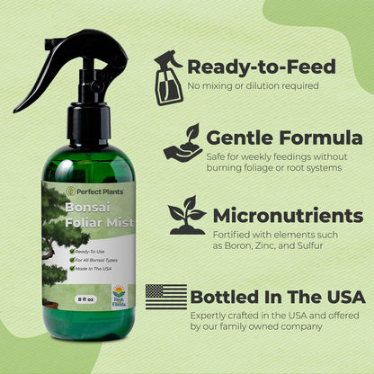 Bonsai Fertilizer Spray for Perfect Plants (8 fl oz)