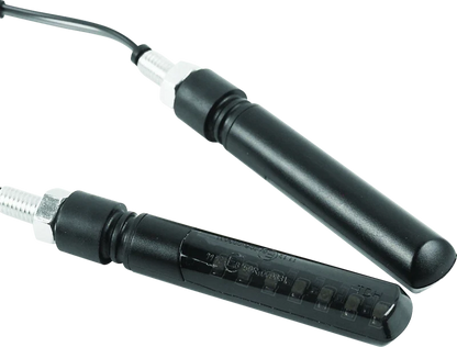 BikeMaster Sequential Front Turn Signal for Powersports (7-LED Smoke Lens)