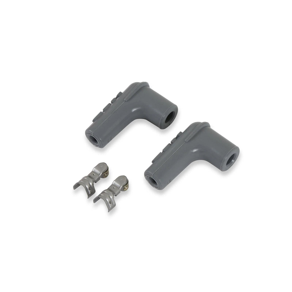 2X MSD 3311 Silicone 90 Deg Spark Plug Boots for