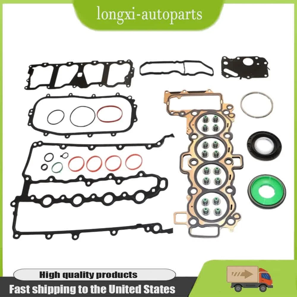 Engine Gasket Set for Land Rover Jaguar 2.0L Turbo (2018–2021) LR091765, LR091757, LR084639
