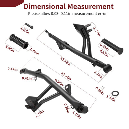 Passenger Foot Peg Set for Kawasaki Vulcan S EN650 (2015–2024) 99994-0570