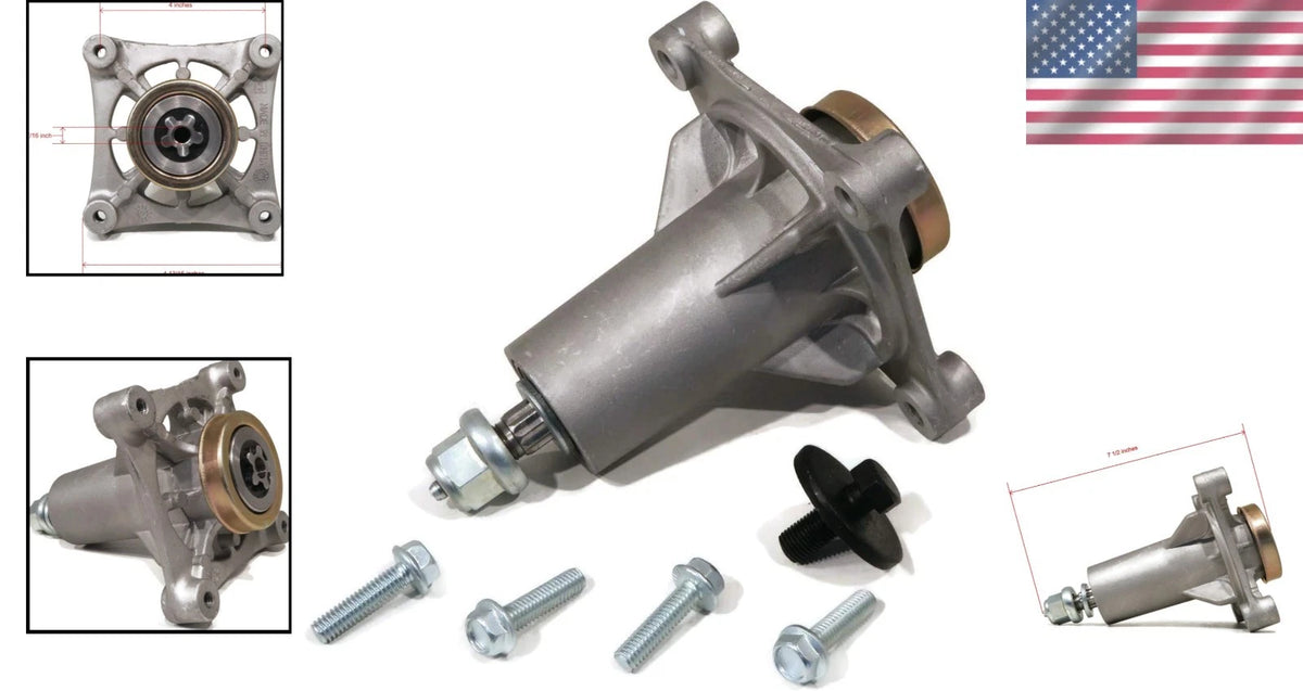 Mower Deck Mandrel Replacement for Husqvarna Mowers (7" Height)
