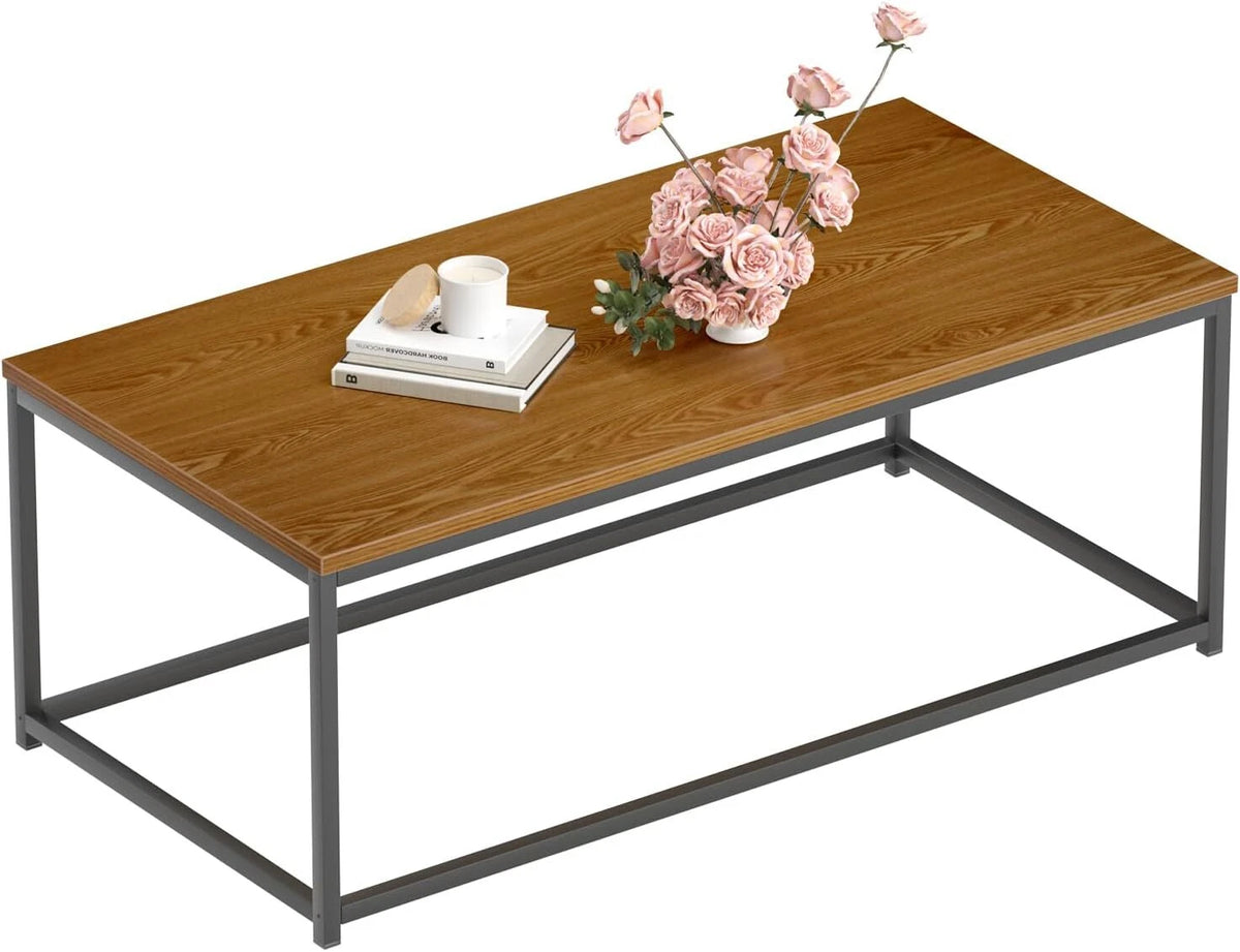 Wood Coffee Table for Living Room Dining Room (No Part Numbers)