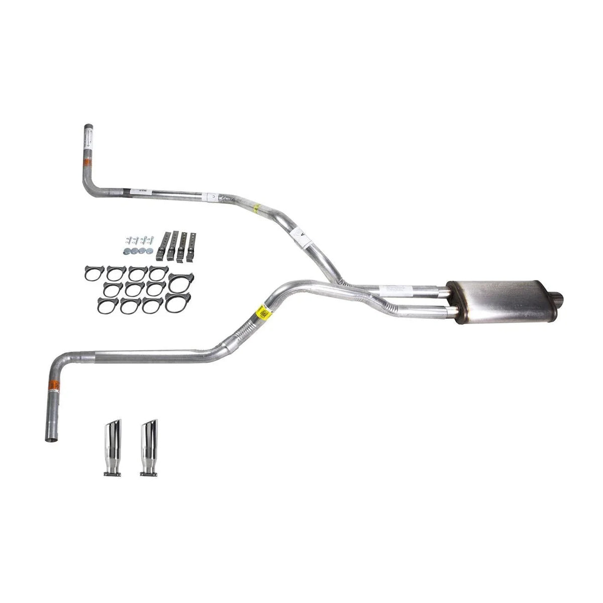 Dual Exhaust 2.5" Stainless Muffler for Silverado 1999–2006