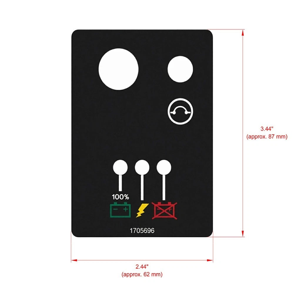 LED Circuit Breaker Decal for JLG 2630ES