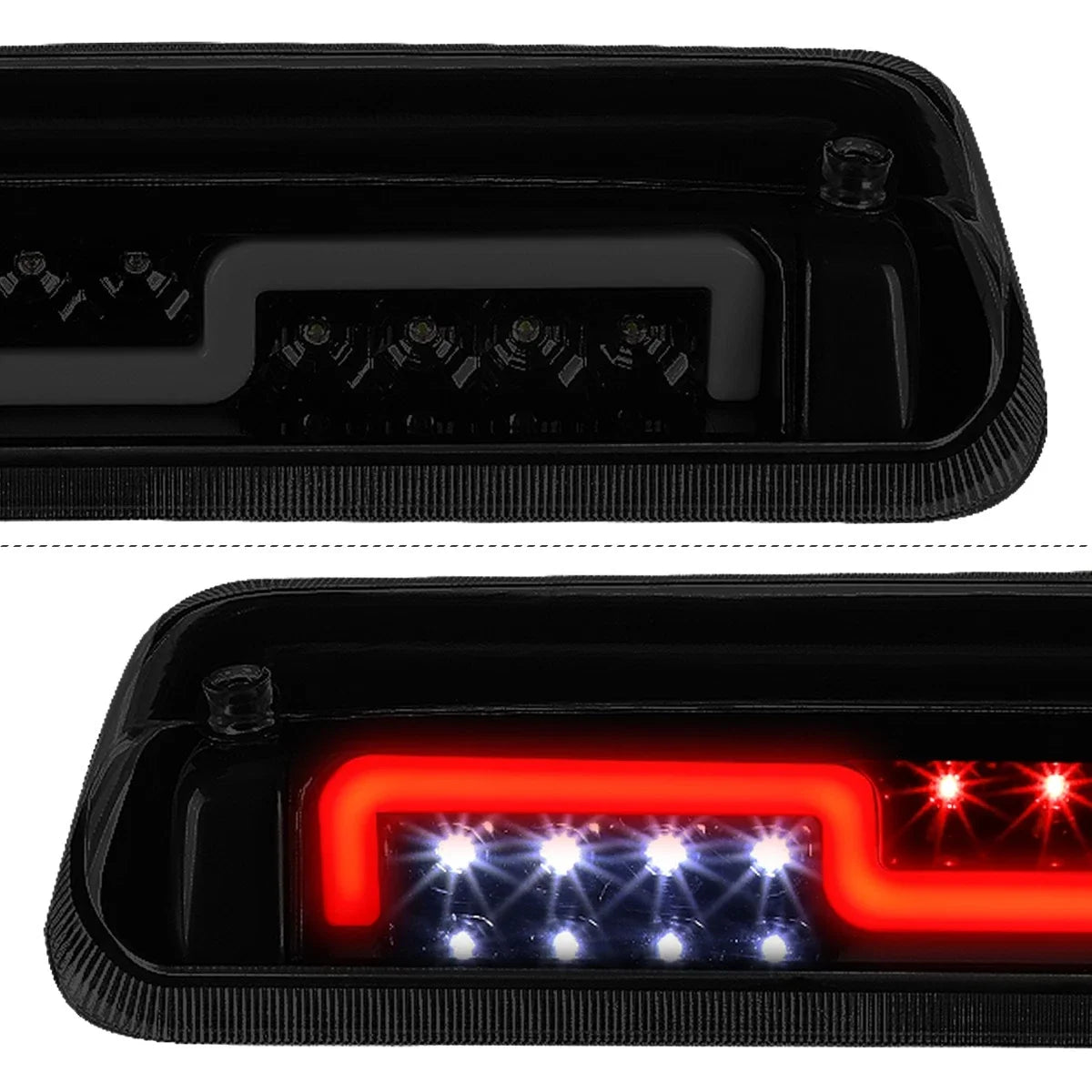 2X Smoked Lens 2-Stage Sequential LED 3rd Brake Lights for F150 (2004–2008)