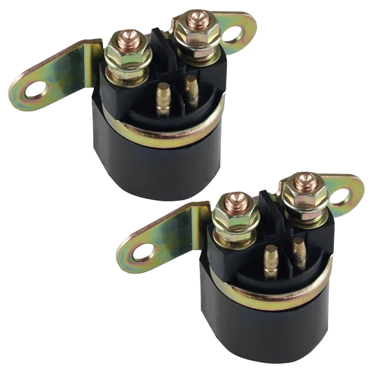 2X Starter Solenoid Relays for Suzuki QuadRunner 250 (1988–2002) RE123+RE123, 31800-30B00, 31800-49100